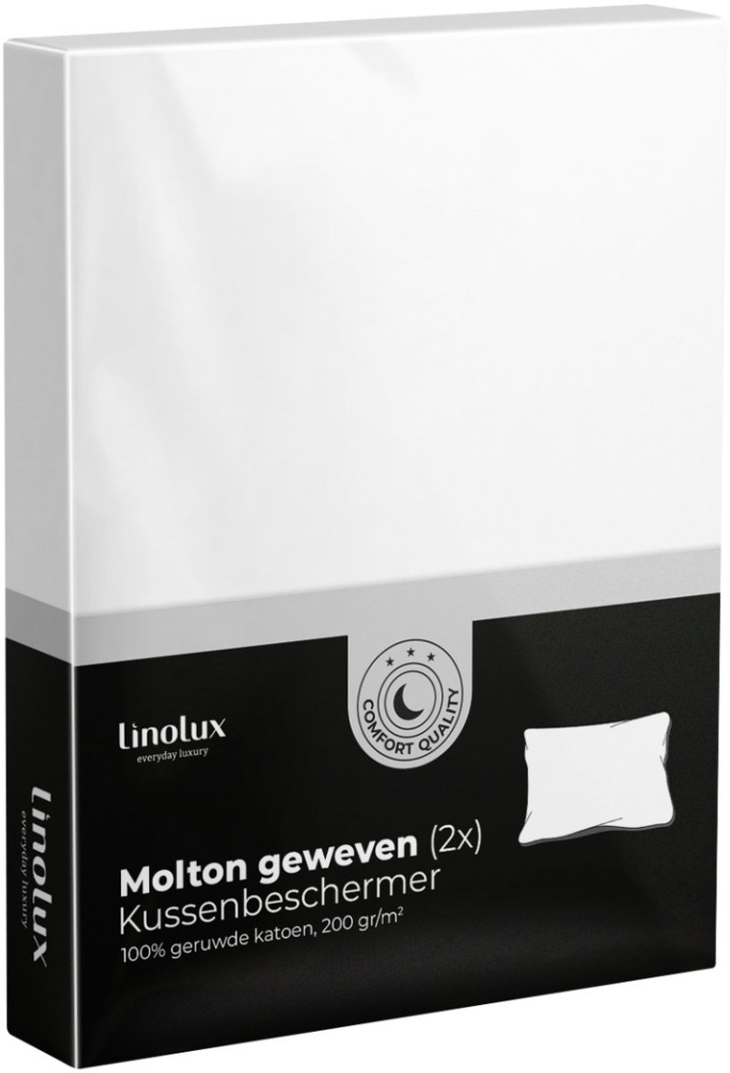 Linolux Kussenbeschermer Molton 200 gr 2x 60x70