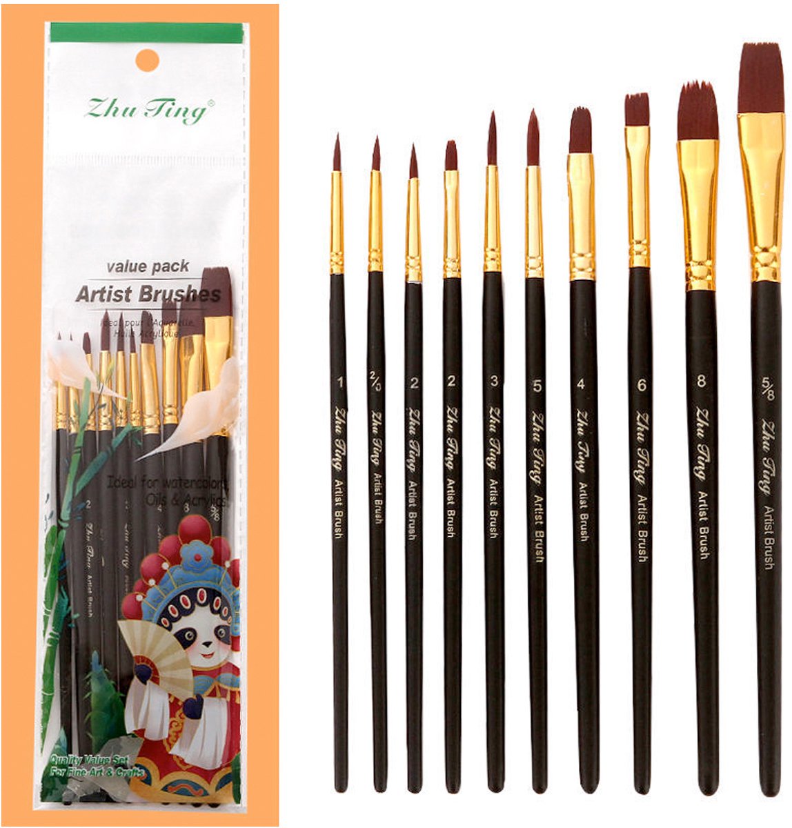 18 Kleuren Schminkset Kinderen – Schmink- Waterbasis Schmink met 10 Penselen– Niet-Giftig – Schmink voor Kind & Volwassene – Halloween, Feest, Schminken — afbeelding 7