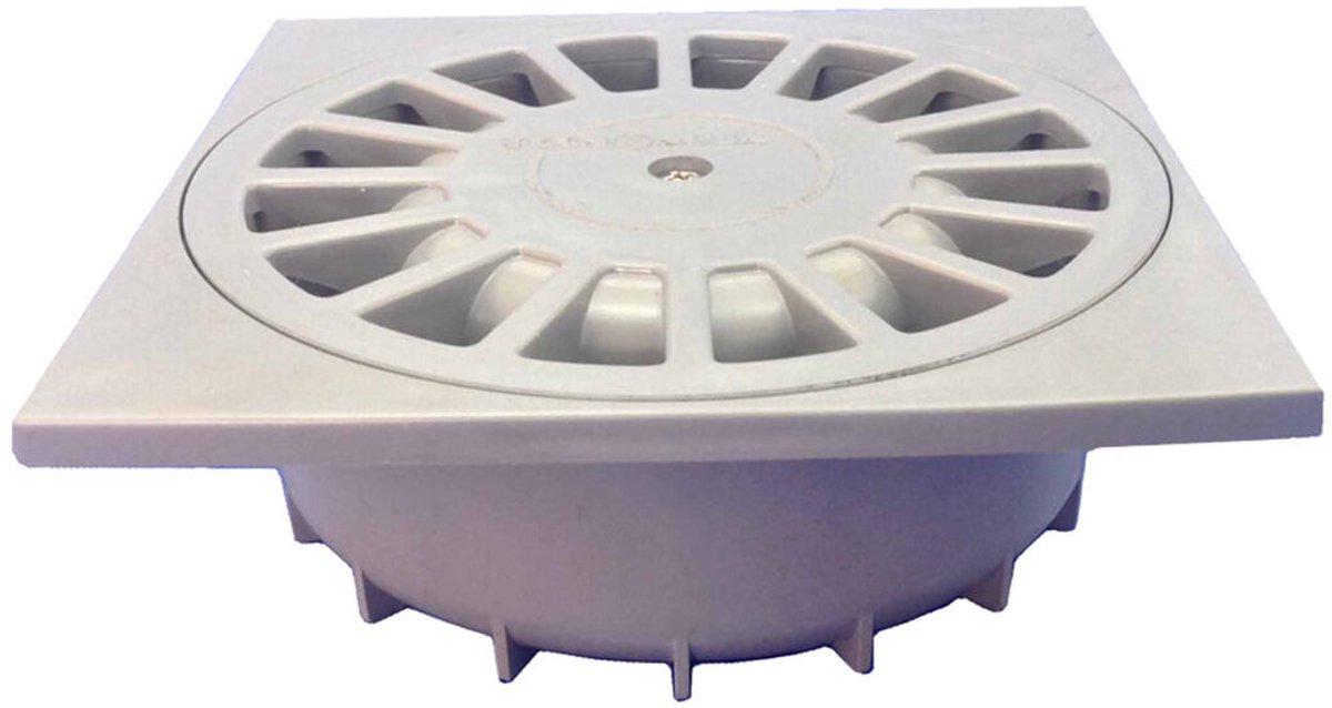 Afvoer Tecnoagua T-88 PVC 20 x 20 x 7 cm Ø 11 - 9 cm Verticaal