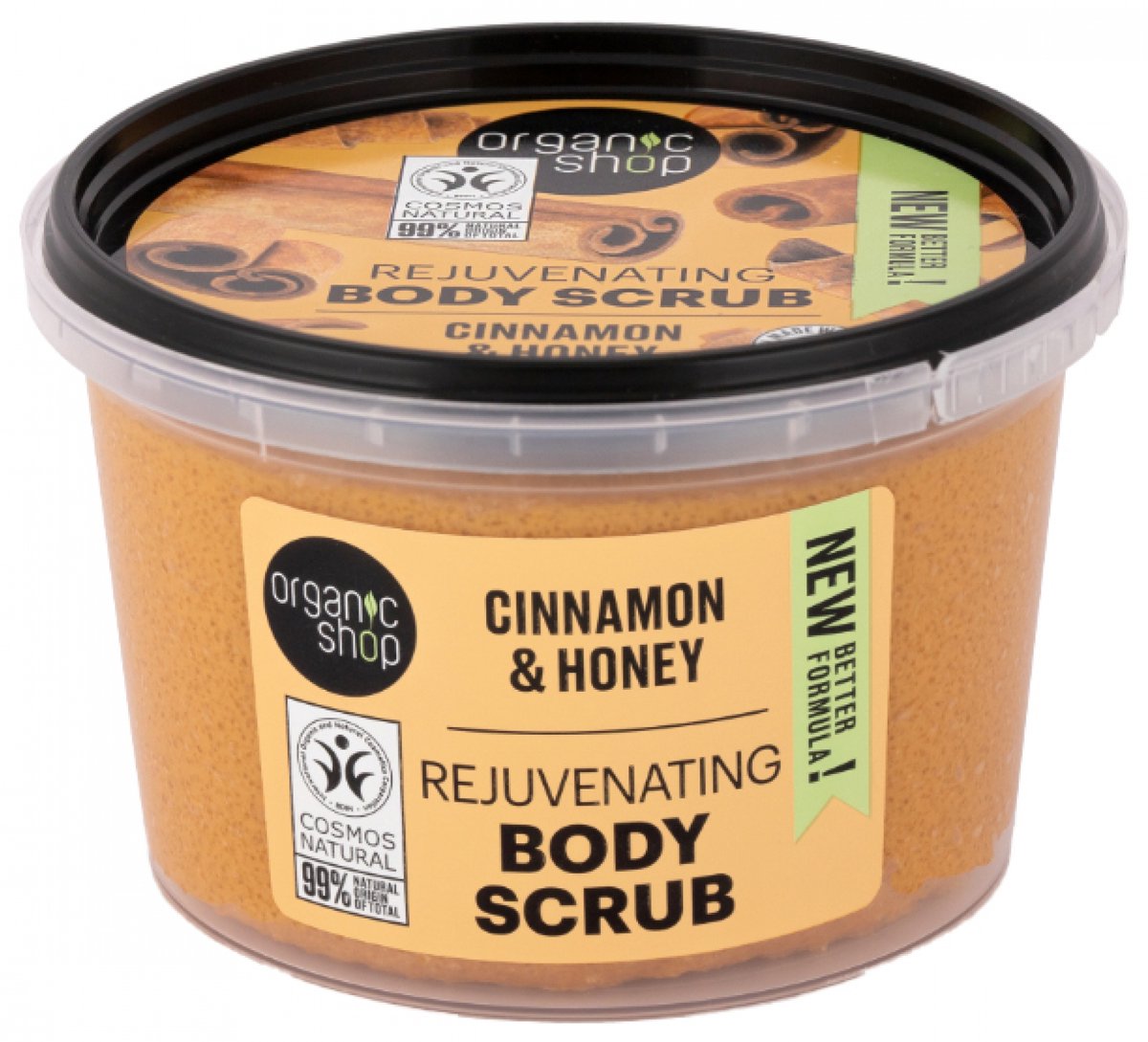 Organic Shop Bodyscrub Kaneel 250 ml
