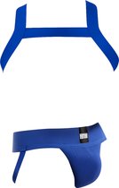 Barcode Berlin Multipack 1x Jockstrap Sergey + 1x Harnais Matt Royal - TAILLE S - Sous-vêtements homme - Jockstrap pour homme - Jockstrap homme