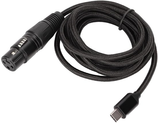 EBXYA XLR-kabel, microfoonkabel, 3 m, 2-pack, mannelijk naar female connector, symmetrische XLR-microfoonkabel, XLR-patchkabel voor microfoonmixer, opnamestudio