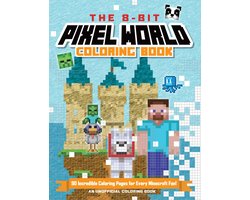The 8-Bit Pixel World Coloring Book
