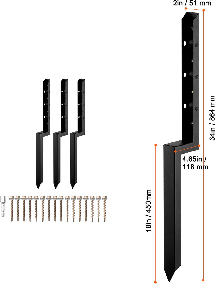 Inslaghulpstuk Paalhouders Voor 9x9 t/m 15x15 cm Kopen