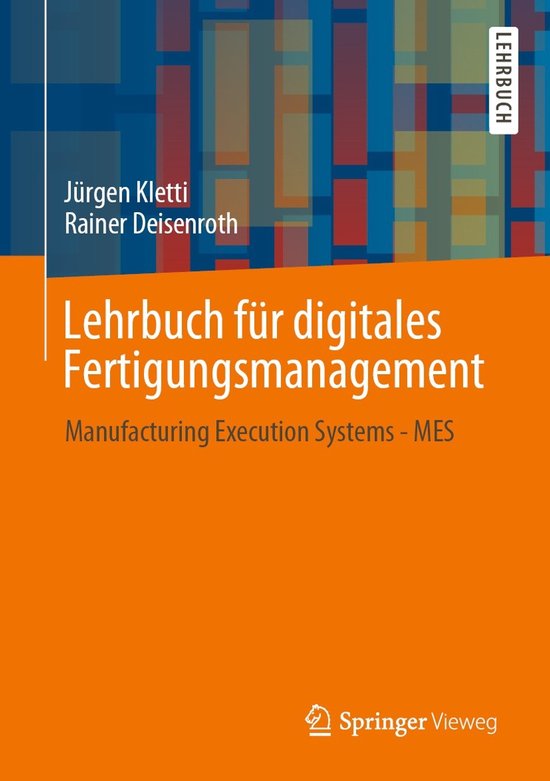 Lehrbuch für digitales Fertigungsmanagement - cover