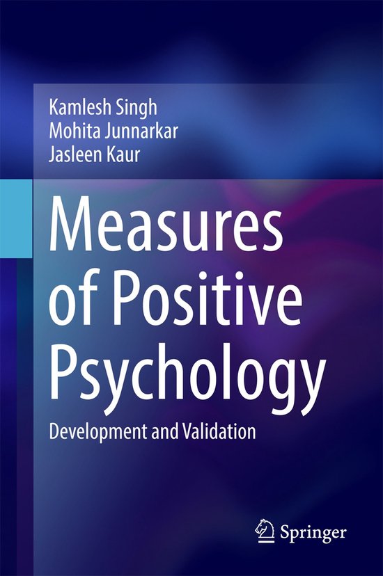 Measures of Positive Psychology - cover