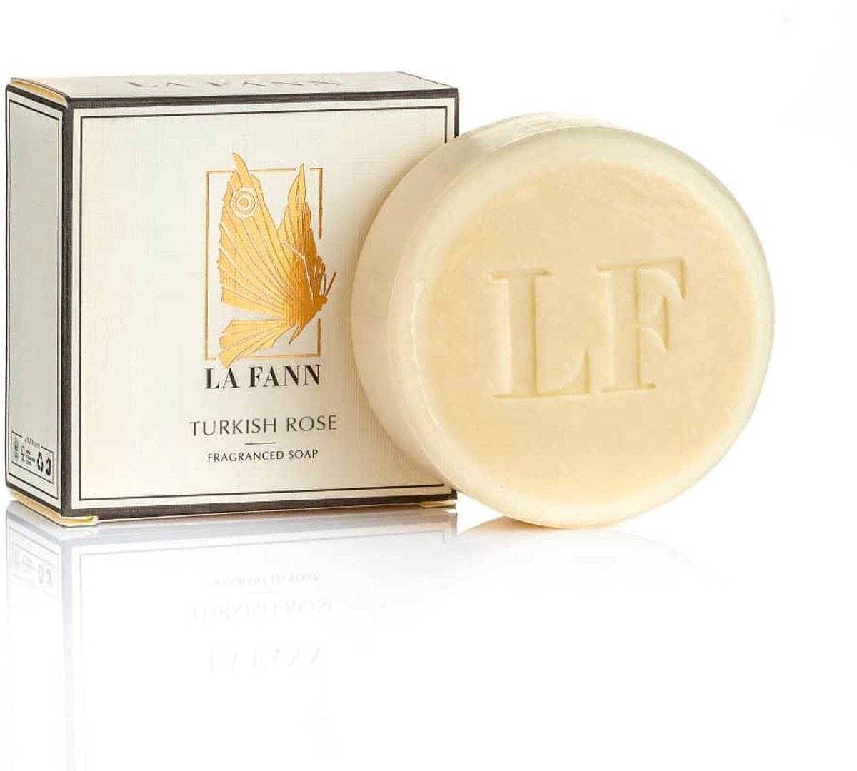 LA FANN Istanbul - 2 stuks Turkse Roos - geparfumeerde luxe handzeep - 2x 110g