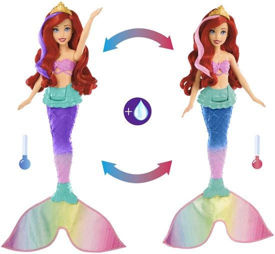 Disney Princess Ariel Verandert Color En Niets Pop Roze — afbeelding 4