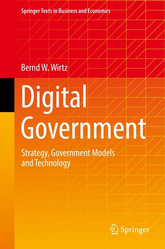 Springer Texts in Business and Economics- Digital Government - cover