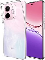 Cazy Hoesje geschikt voor Oppo A5 Pro (5G) Hoesje Siliconen - Flexibele Case - Transparant