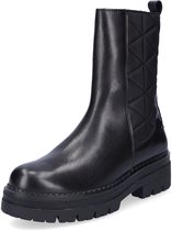 Marco Tozzi by GMK leren dameslaars zwart
