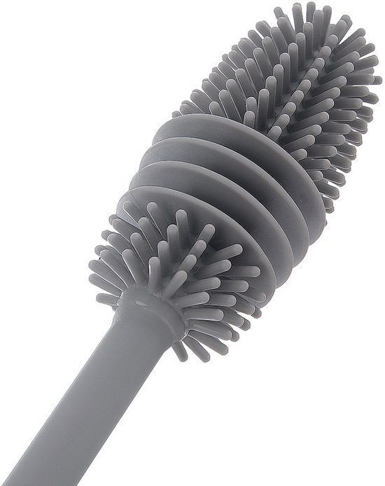 Flessenborstel Silicone 32,5 cm - Flessenreiniger - Flessenrager - Schoonmaakborstel - Borstel voor Flessen — afbeelding 4