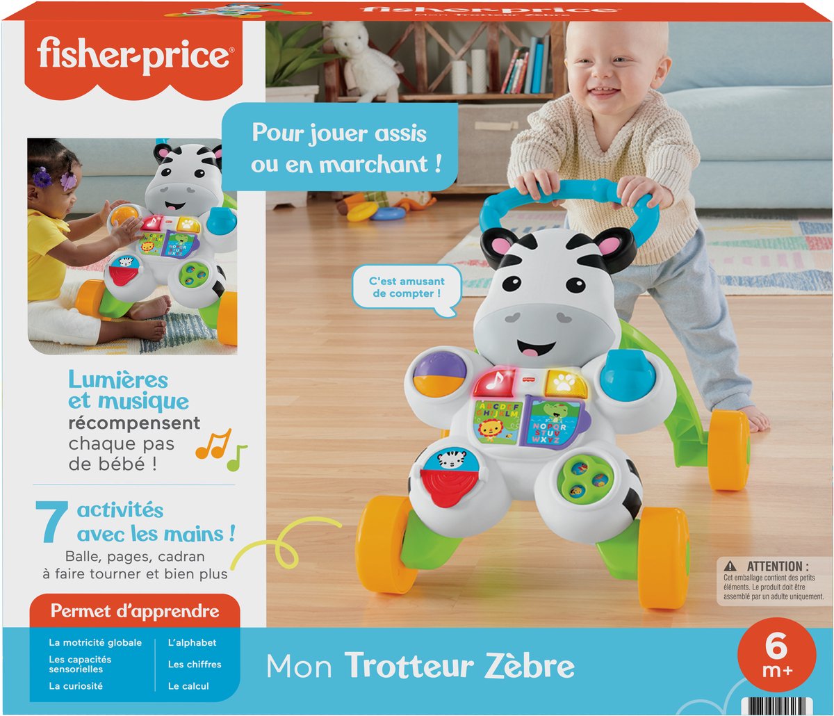 Fisher Price Loop-met-mij Zebra - Franstalig — afbeelding 12