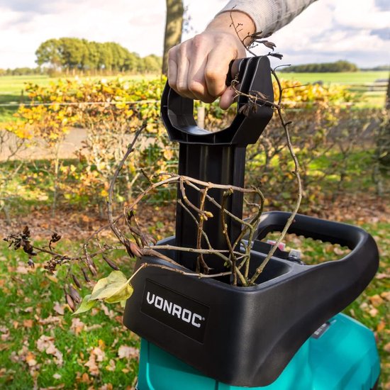 RFWR® Elektrische Tuinhakselaar 2500 W voor Takken tot Ø 45 mm - Stil en Robuust met 60 Liter Opvangzak van Merkloos	 — afbeelding 3