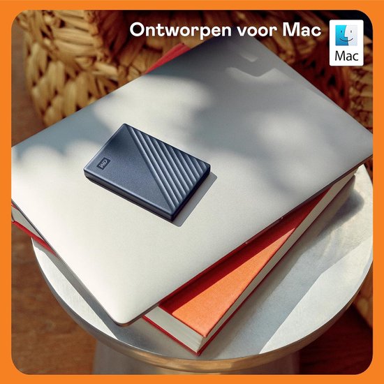 RFWR® Draagbare harde schijf 5 TB - Slank ontwerp, Compatibel met Time Machine, USB-C en USB-A, Wachtwoordbeveiliging van RFWR — afbeelding 2