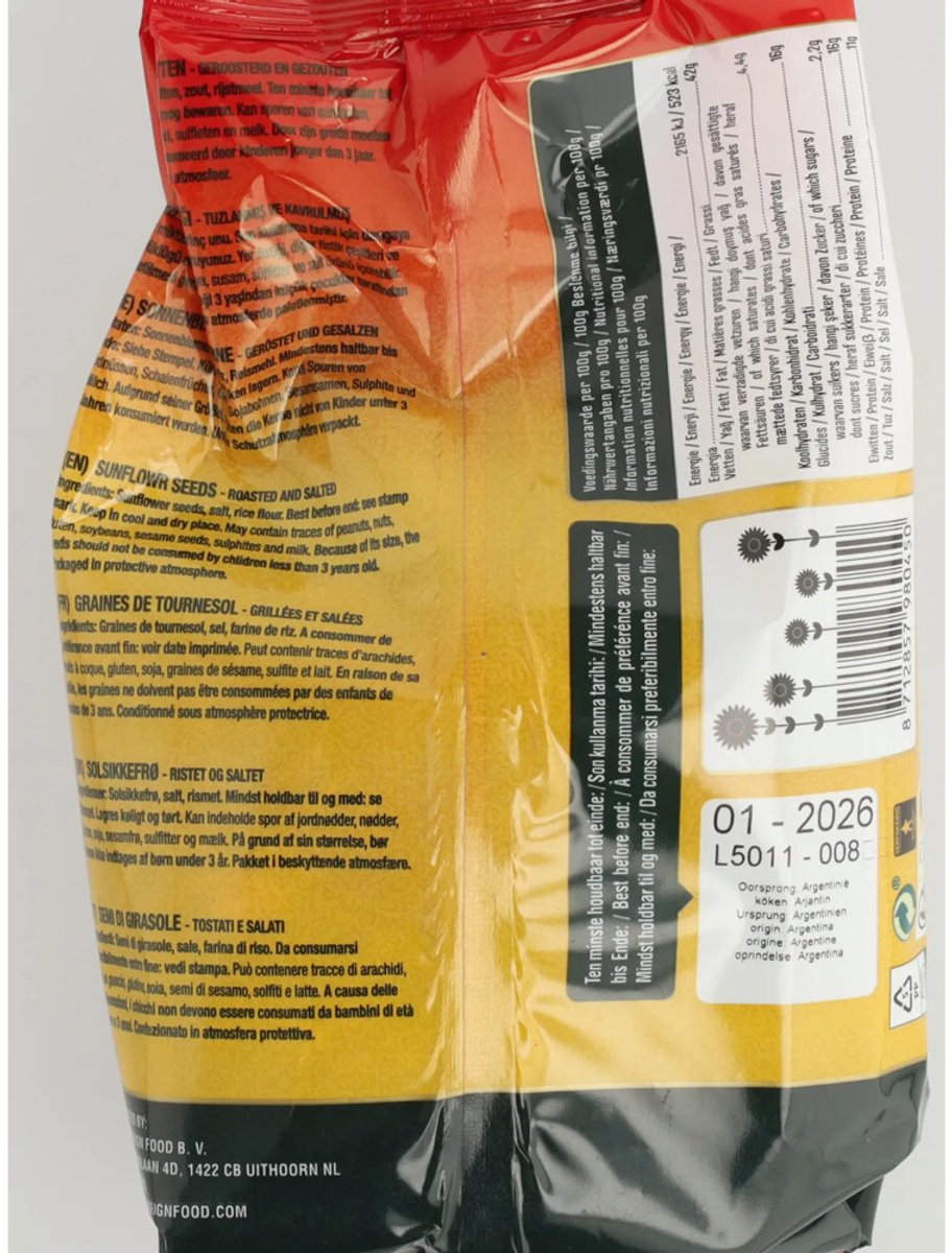 Mediza Zonnebloempitten - 6 x 170 gr - Voordeelverpakking