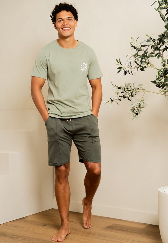 Set pyjama Pyjama short Phil & Co pour homme, motif Green Process, taille XL