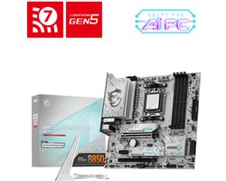 MSI – B850M Gaming Plus WIFI6E – AMD B850 Moederbord – Socket AM5 – Micro-ATX