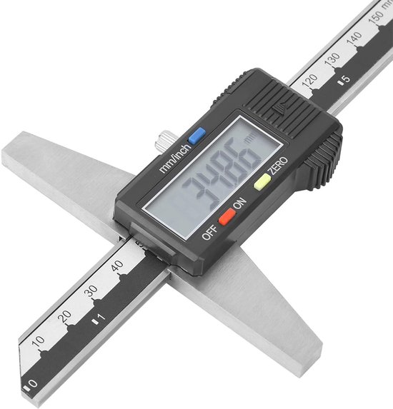 Schuifmaat digitaal 150mm 0,01mm resolutie RVS