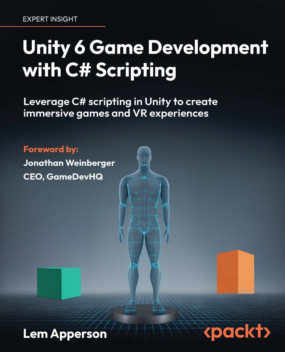 Omslag van Unity 6 Game Development with C# Scripting