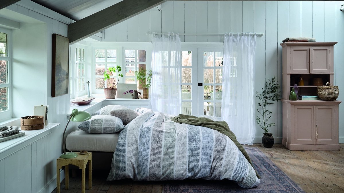 Ariadne at Home Tint dekbedovertrek - Lits-Jumeaux - 240 x 200/220 cm - Naturel