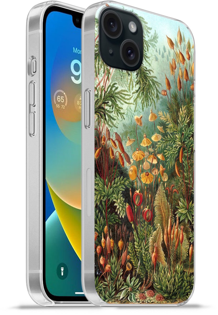 Telefoonhoesje Geschikt voor iPhone 15 Plus hoesje - Muscinae - Kunst - Oude meesters - Siliconen Telefoonhoesje Telefoonhoesje