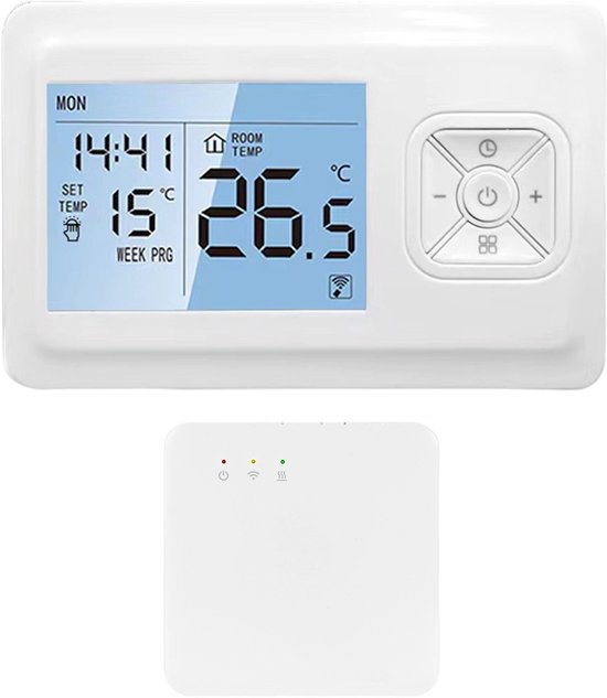 Draadloze Thermostaat - Programmeerbare Monobloc Thermostaat - Met RF