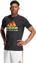 T-shirt graphique adidas Performance Germany DNA - Homme - Zwart- S
