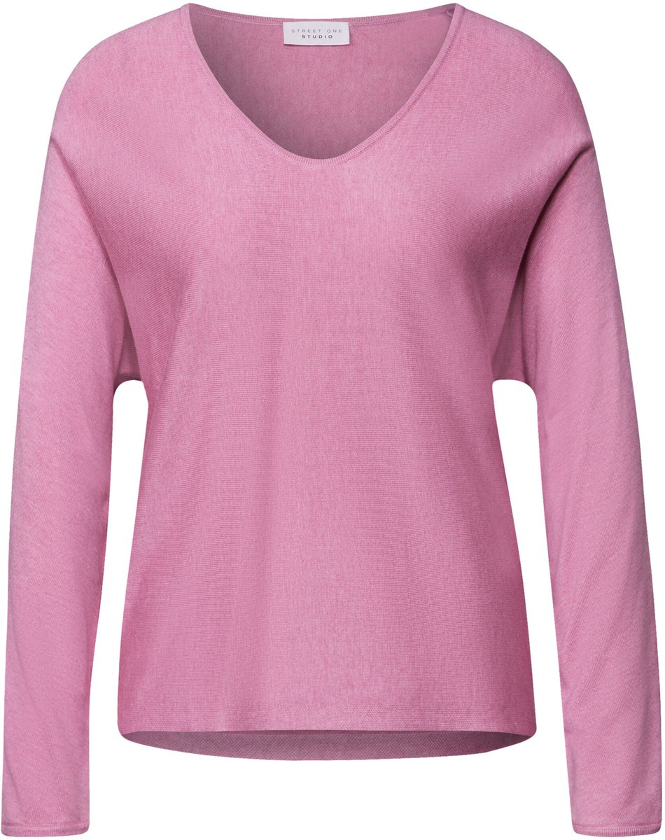 Street one - Dames sweater - Maat L - Vrouwen - Roze - Viscose