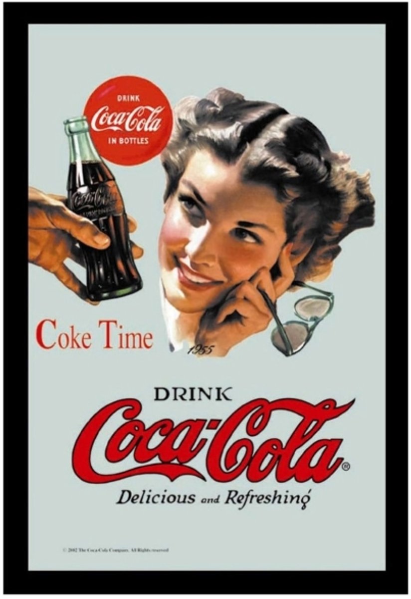 Mirror Coca-Cola - Meisje Met Zonnebril
