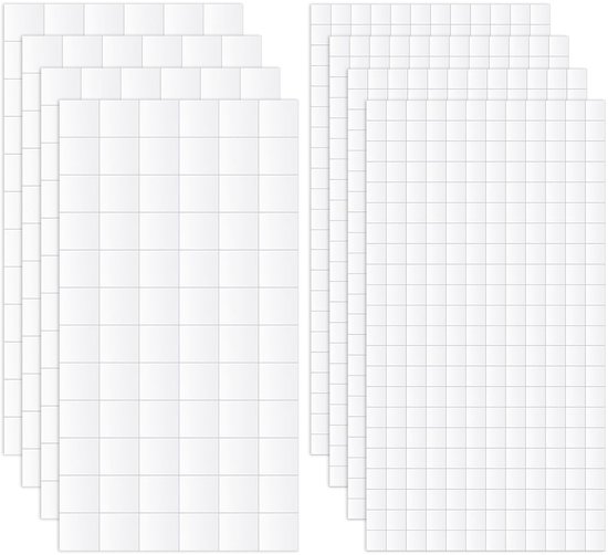 20 stuks dubbelzijdige extra sterke kleefpads, extreem sterke nano tape