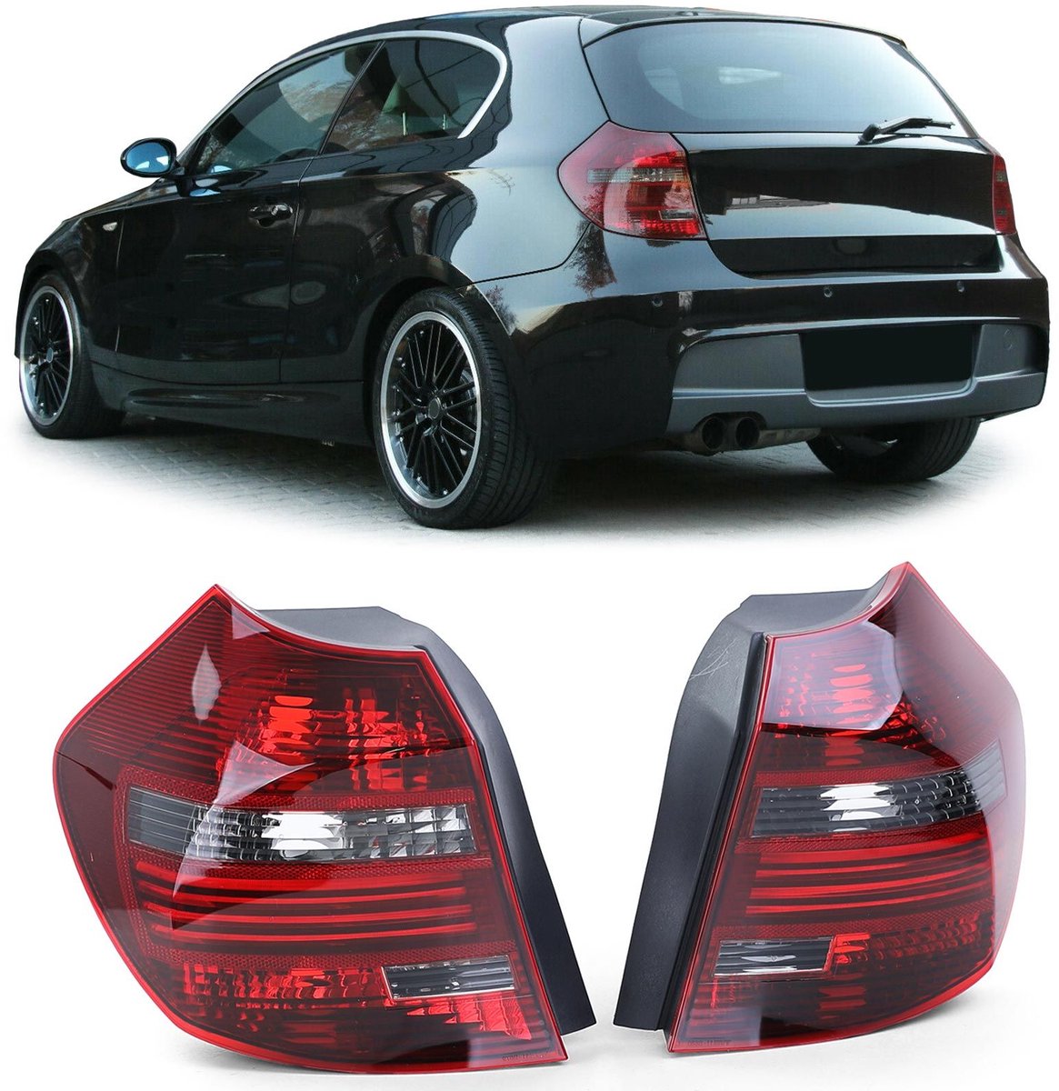 Led Achterlichten Smoke Geschikt Voor Bmw 1 Serie E81 E87 2007 t/m 2012 Achterlicht