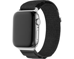 BALR Alpine Loop bandje geschikt voor Apple Watch 44mm / 45mm / 49mm – Zwart – Compatibel met Apple Watch 1/2/3/4/5/6/8/9/10/11/SE(2-3)/Ultra(2-3)
