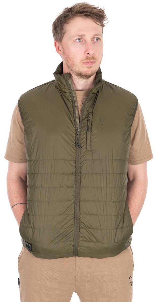 Fox Quilted 100 Gilet Medium Groen
