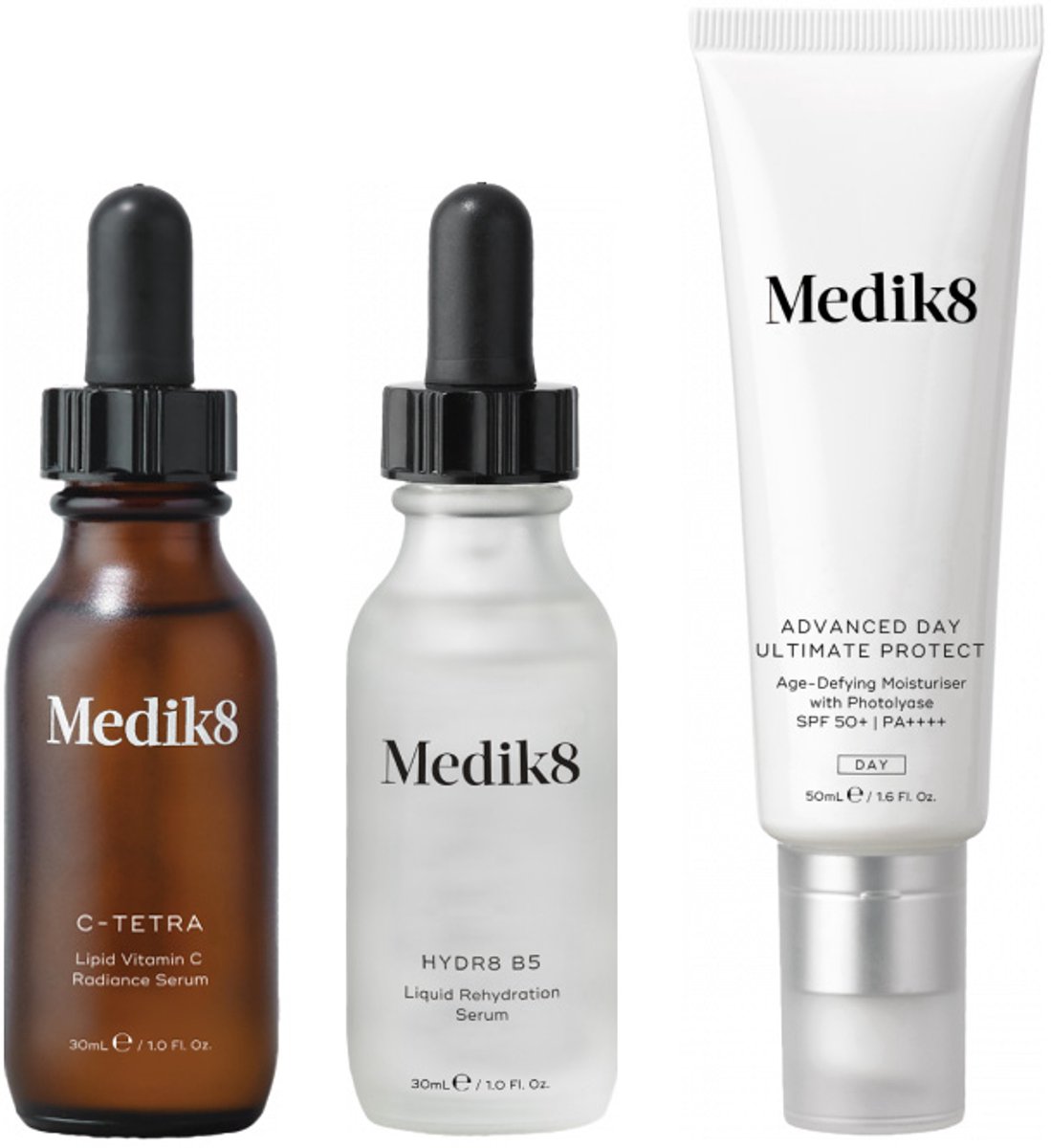 Medik8 C-Tetra 30ml + Hydr8 B5 30ml + Advanced Day Ultimate Protect SPF50+ 50ml