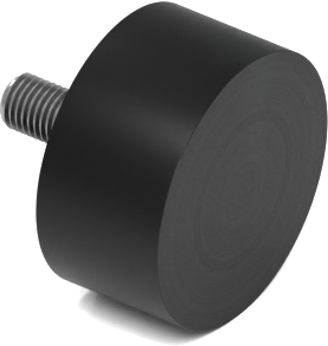 Rubbermagazijn - Trillingsvoet Type D 40x20mm - M8 - Set 10 stuks