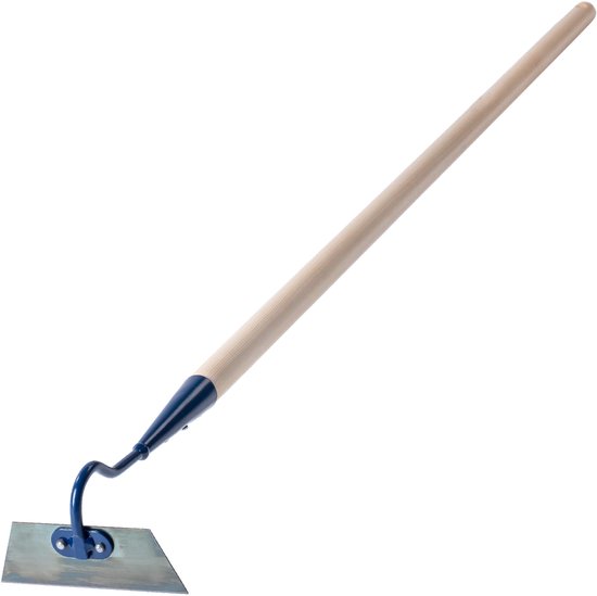 KADAX Tuinhak van metaal, hak met steel van hout, onkruidhaak voor het losmaken, luchten en wieden van de grond, tuinaccessoires voor het verwijderen van onkruid (W: 12 cm, trapeziumvorm