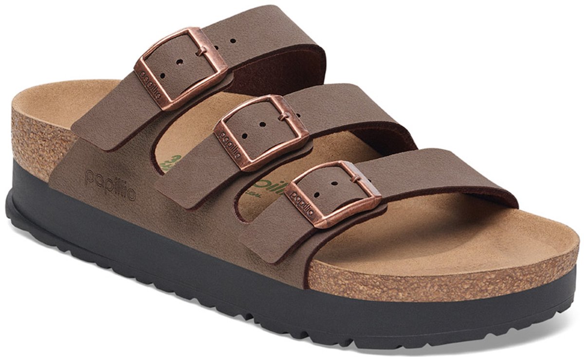 Papillio -Dames - bruin - slippers & muiltjes - maat 38
