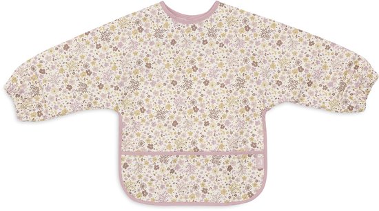 Jollein Slabbetjes Waterproof Met Mouw - 1 Stuk - 75 cm - Flower Fairies