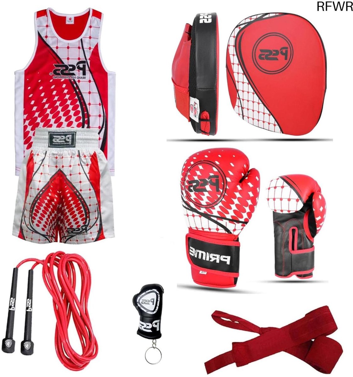 RFWR® Kinderen boksen set met handschoenen, focus pad en training accessoires - MMA, Muay Thai, Kickboxing
