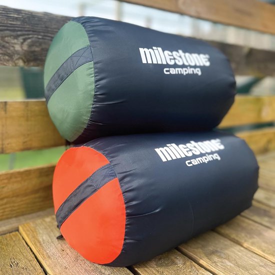 RFWR® Slaapzak met capuchon voor 3 seizoenen - Enkele envelop stijl, waterbestendig en lichtgewicht, ideaal voor kamperen van RFWR — afbeelding 5