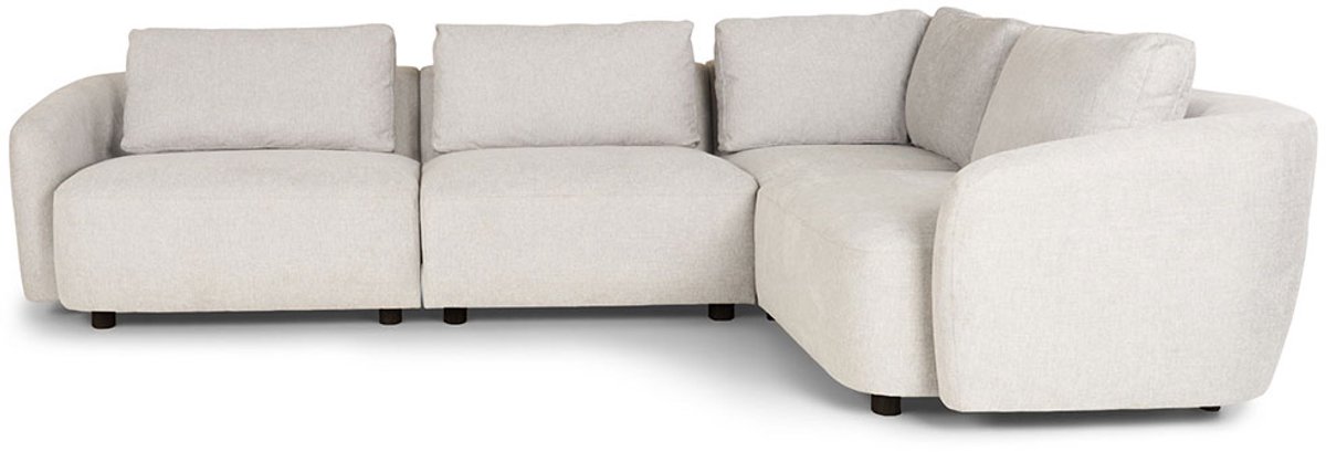 Bergen hoekbank omkeerbaar beige.