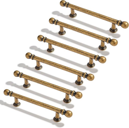 Allecto Plus - Meubelgrepen Set van 6 - Vintage Kastgrepen Keuken