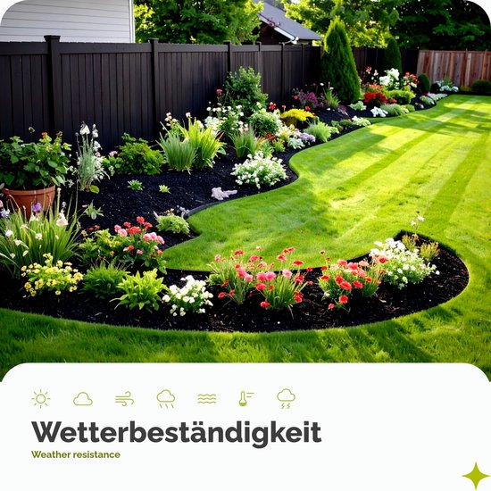 VOUNOT Flexibele Tuinafsluiting - 10m Groen - Vergelijk prijzen met