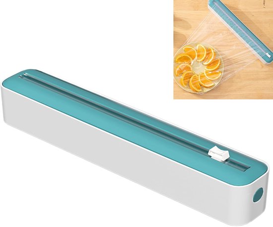 Dévidoir Coupe-Film Perfect-Cutter WENKO - Distributeur Film Alimentaire Et Aluminium 38 Cm Gris Clair