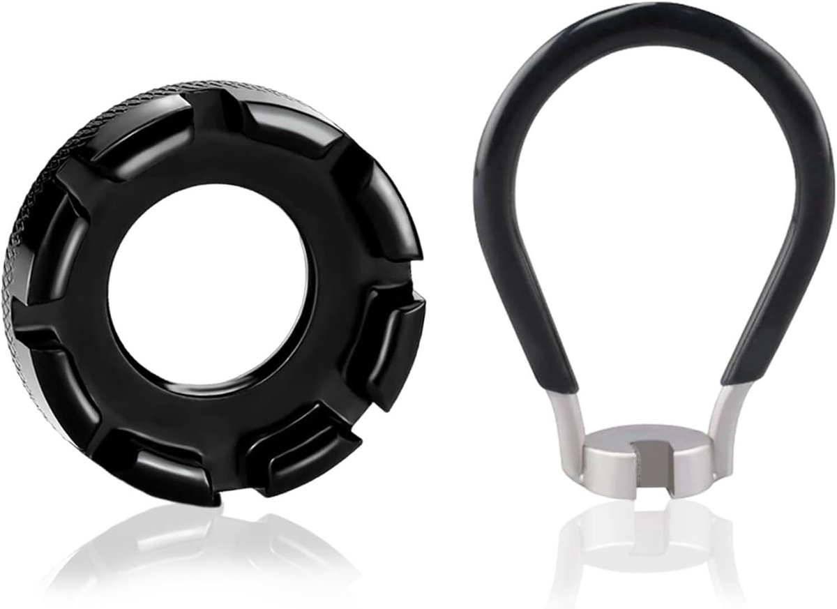 Allecto Plus - Fiets Spaakspanner 6-in-1 voor Velginstelling Wielspaken G - Zwart - Handige Spaaksleutel