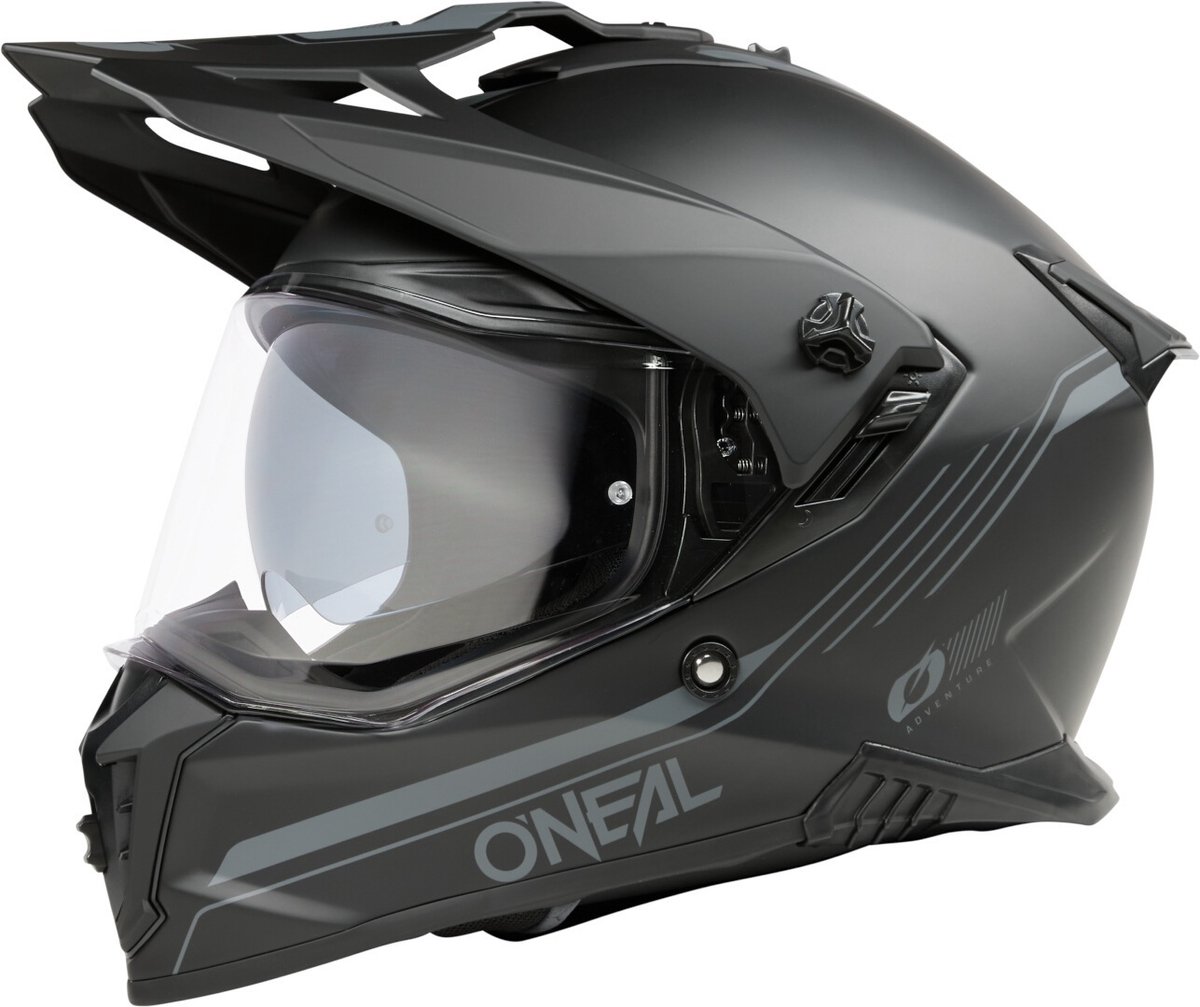 O'NEAL A-SRS Solid Matt Black Adventure Full Face Helmet - Maat L - Helm