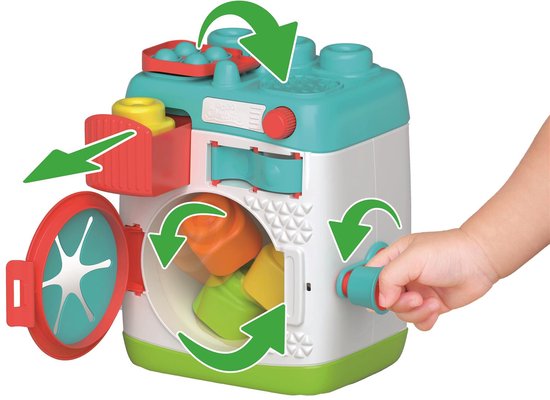 Clementoni - Soft Clemmy - Wasmachine - Sensorische blokkenset - Vanaf 6 maanden van Clementoni — afbeelding 2