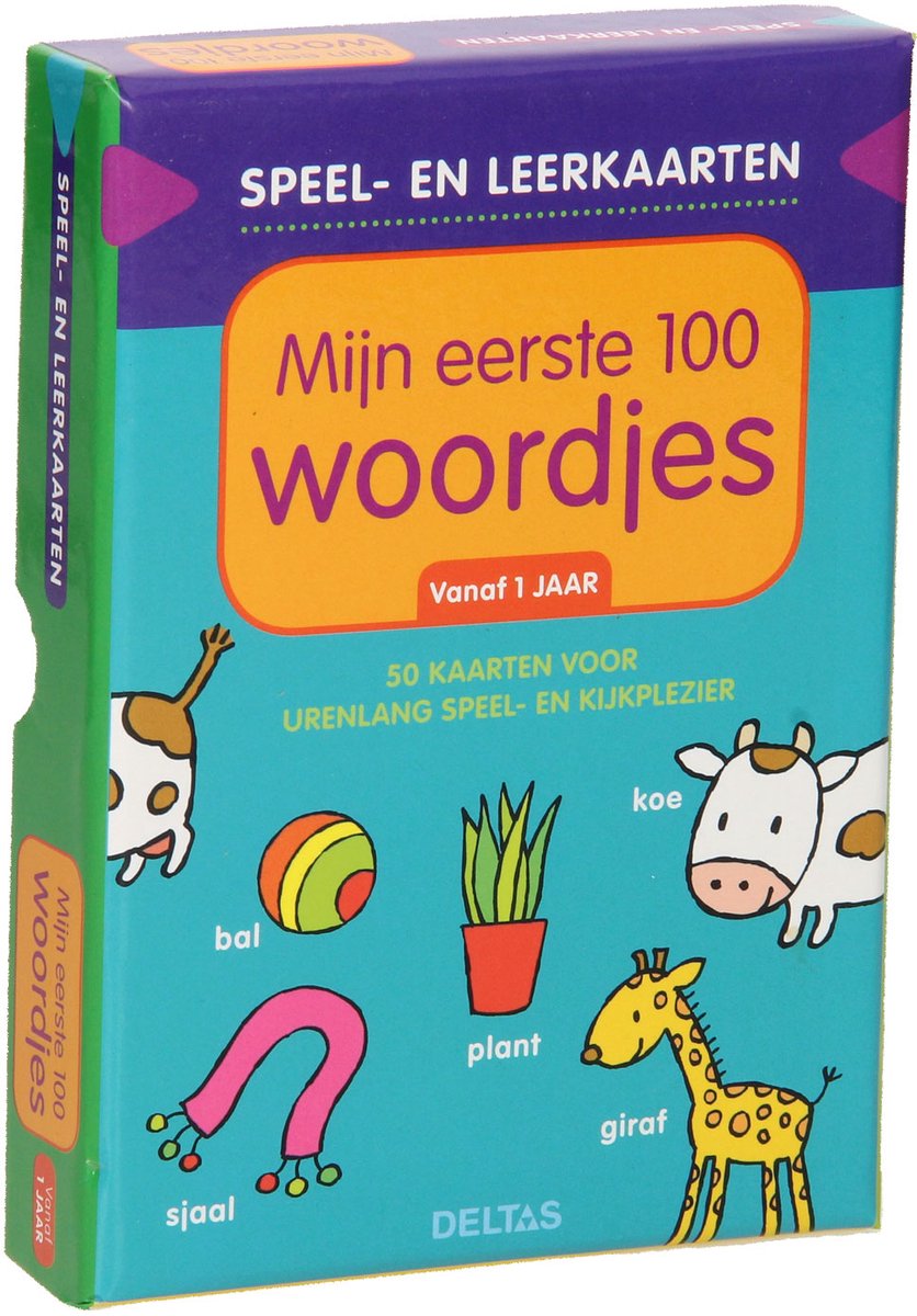Speel- en leerkaarten 0 - Speel- en leerkaarten - Mijn eerste 100 woordjes vanaf 1 jaar — afbeelding 2