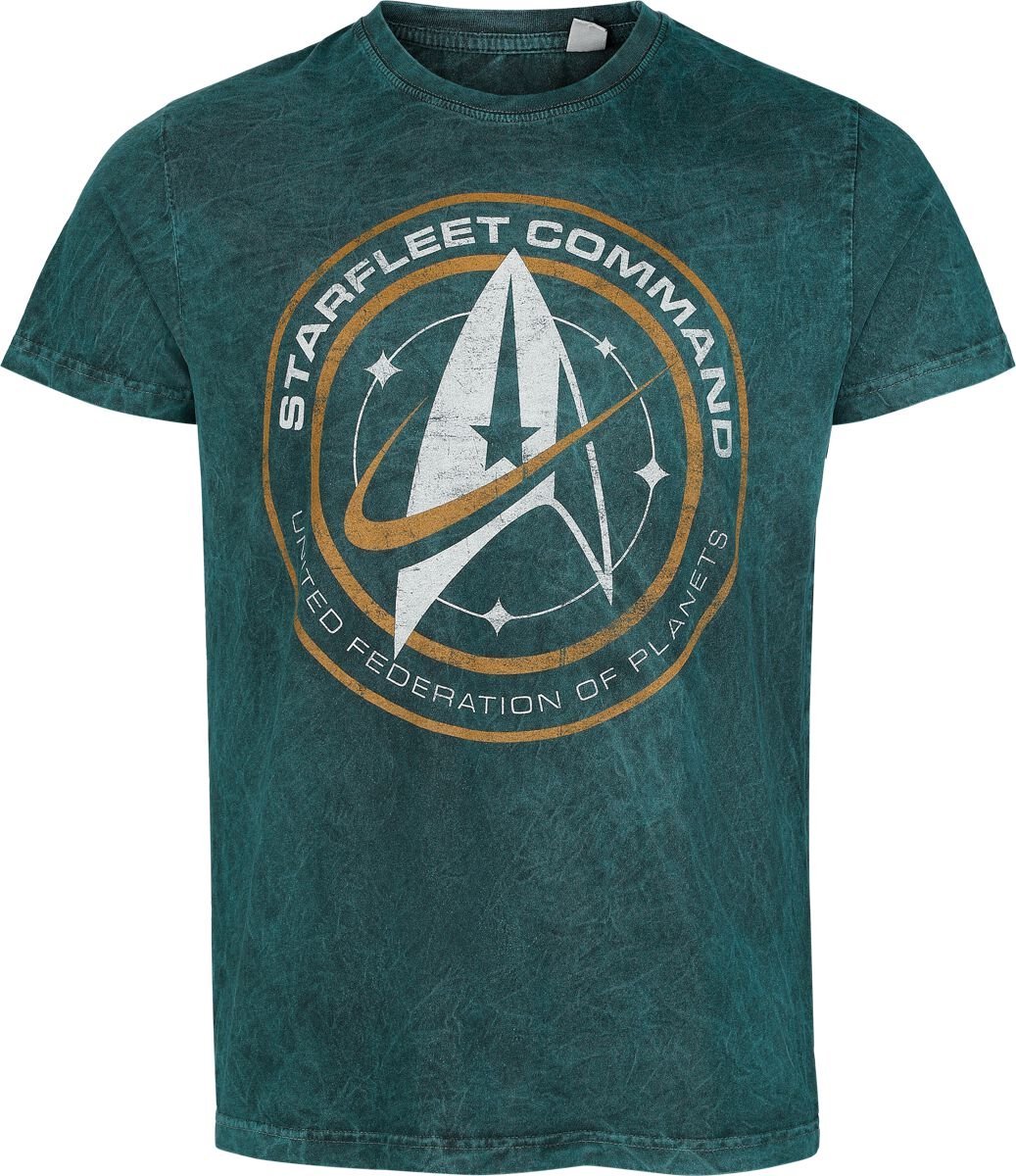 Star Trek Star Fleet Heren T-shirt - blauw - 4XL